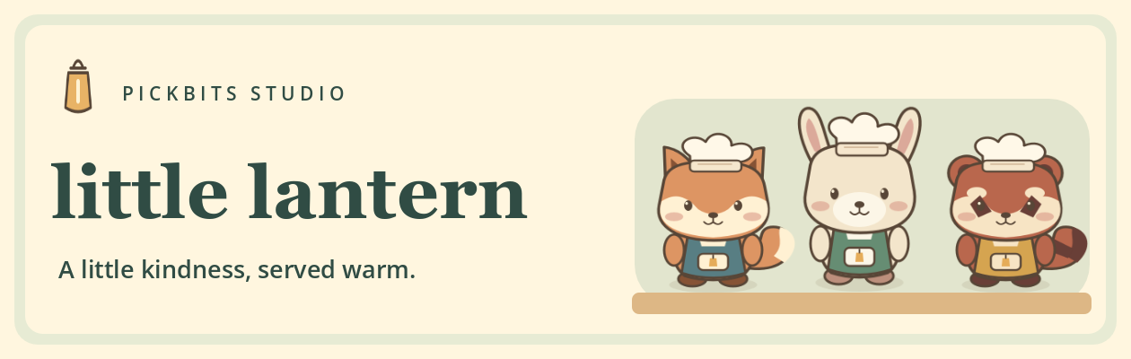 Little Lantern — fox, rabbit, and red panda chefs welcome you